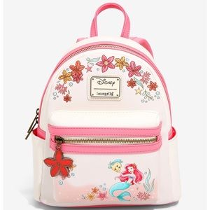 Loungefly Disney The Little Mermaid Floral Mini Backpack - BoxLunch Exclusive